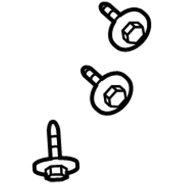Ram 6509539AA Rear Shield Screw