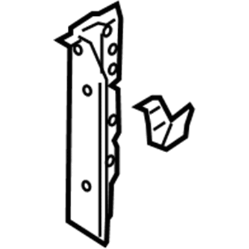 Ram 68534132AA Pillar Reinforcement
