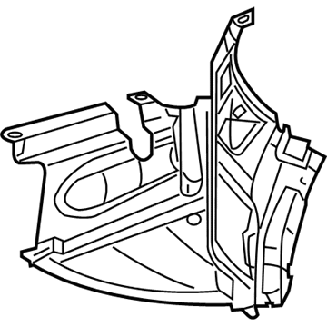 Mopar 5097998AA Splash Shield