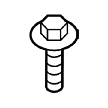 Jeep 6106059AA Bolt - Hexagon Head