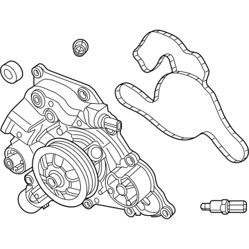 Jeep Wrangler Water Pump - 68493460AC