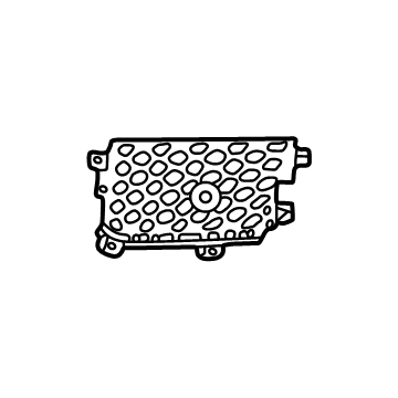 Mopar 68408086AB Outer Grille, Front Passenger Side