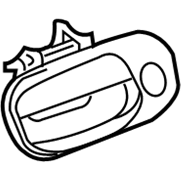 2022 Dodge Challenger Door Handle - 1MZ85VCDAM