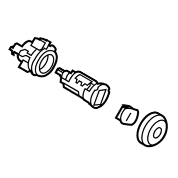 Dodge 68085676AA Lock Cylinder