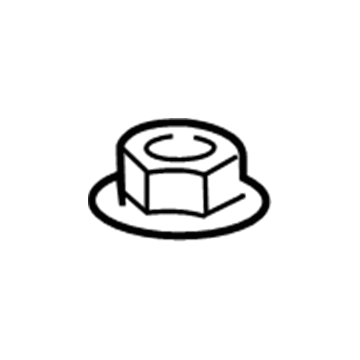 Jeep 6101802 Capacitor Nut