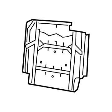 Mopar 68339104AA Seat Back Pad, Rear Driver Side