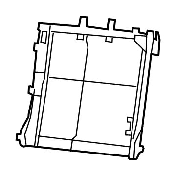 Mopar 68339479AC Seat Back Frame, Rear