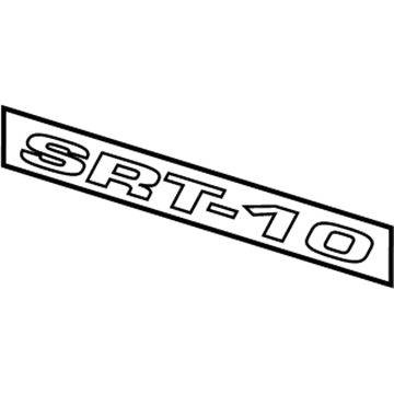 Mopar 5029628AB Nameplate, Rear