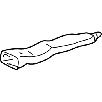 Mopar 4758350AB Heat Duct, Passenger Side