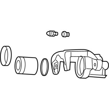 Jeep Grand Cherokee L Brake Caliper - 68577099AA