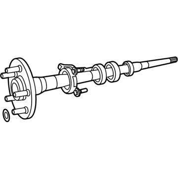 Jeep Wrangler Axle Shaft - 68639186AA
