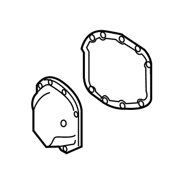 Jeep 68401295AA Differential Cover