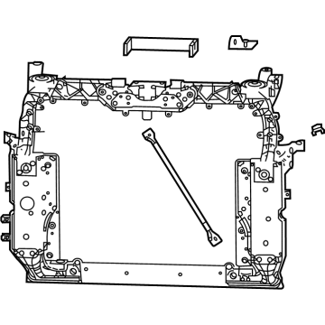 Jeep 68377400AD Radiator Support