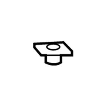 Mopar 6510462AA Wheelhouse Liner Nut
