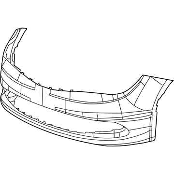 Mopar 68312409AB Bumper Cover, Front