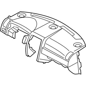 Mopar UZ74XDVAE Instrument Panel, Dark Gray