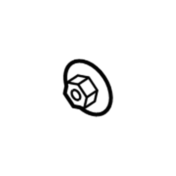 Jeep 6510462AA Wheelhouse Liner Nut