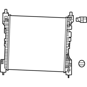 Jeep 68411210AA Radiator