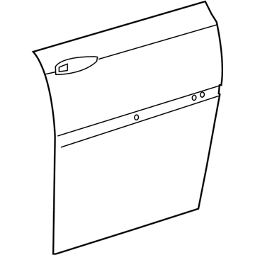 Mopar 4894184AA Outer Panel, Front Passenger Side