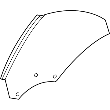 Mopar 5008979AF Quarter Glass, Rear Driver Side