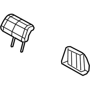 Jeep 6SM00DX9AB Headrest