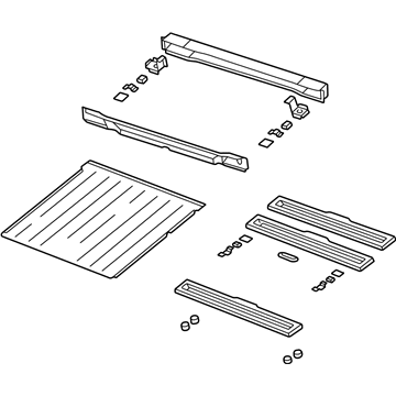 Jeep Wrangler Floor Pan - 55174811AC