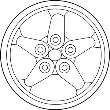Jeep Wrangler Spare Wheel - 1XA51PAKAA