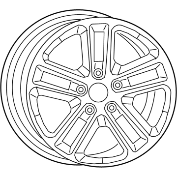 Jeep 6BZ411STAA Wheel, Alloy