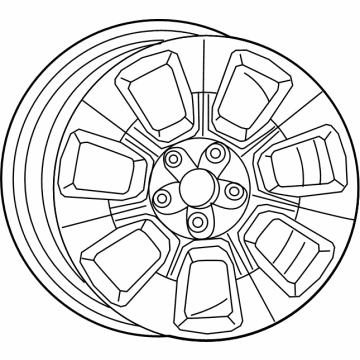 Jeep 7AF472STAB Wheel, Alloy