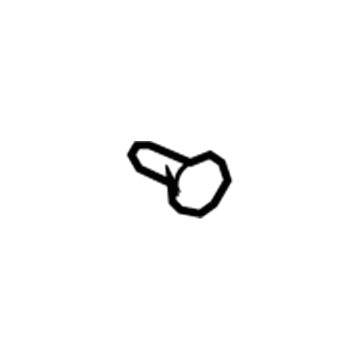 Mopar MB379579 Front Weatherstrip Retainer Clip, Driver Side