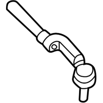 Mopar 5072445AA Outer Tie Rod, Driver Side