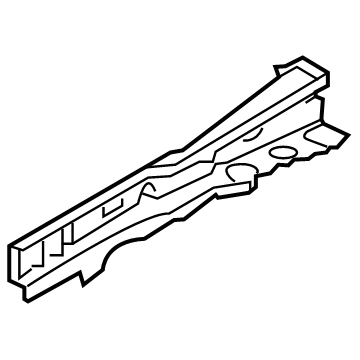 Mopar 68259438AA Inner Rail, Front Passenger Side