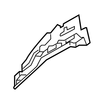 Mopar 68259346AA Upper Reinforcement, Front Inner Driver Side