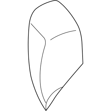 Mopar 5183227AA Mirror Glass, Front Driver Side