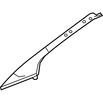 Mopar RT50ZJ8AE Windshield Pillar Trim