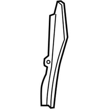 Mopar UY60DX9AA Windshield Pillar Trim Extension, Lower Passenger Side