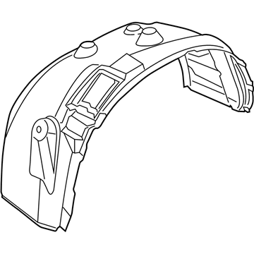 Ram 68361450AB Fender Liner