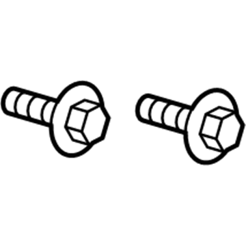 Chrysler 6102142AA Fender Liner Screw