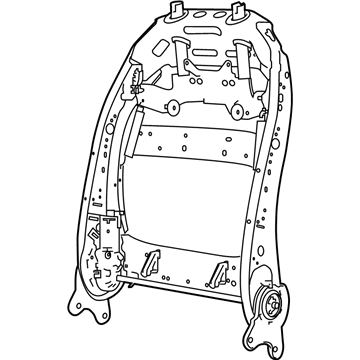 Jeep 68260534AC Seat Back Frame