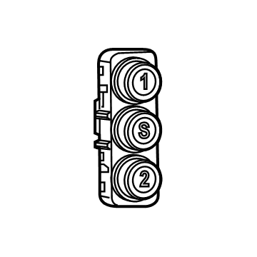 Jeep 68052036AC Memory Switch
