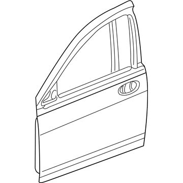 Mopar 5074155AI Door Shell, Front Driver Side