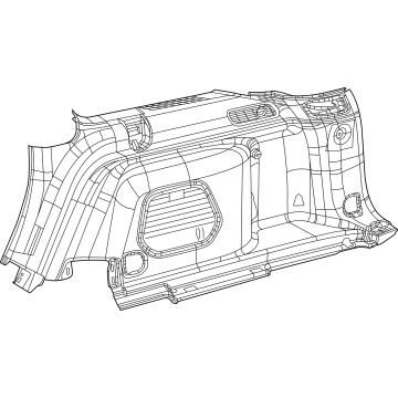 Jeep 7RP24TX7AA Lower Quarter Trim