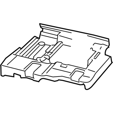 Mopar 1LH121DVAA Cushion Shield, Gray, Rear Passenger Side