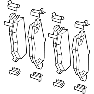2023 Jeep Wrangler Brake Pad - 68376749AE