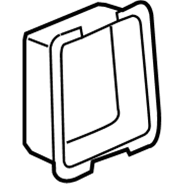 Mopar 55197322AB Retractor Cover, Front Passenger Side