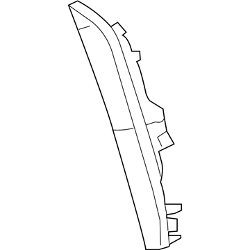 Mopar 68213845AD Side Marker Lamp, Rear Driver Side