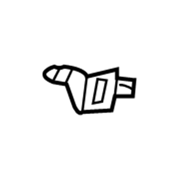 Mopar 5028112AA Rear Pillar Trim Bracket, Upper