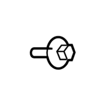 Dodge 6507648AA Striker Screw