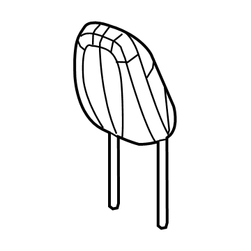 Jeep 1VL33LT5AB Headrest