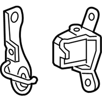 Mopar 5065096AC Upper Hinge, Rear Passenger Side